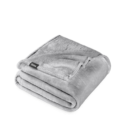 Microplush blanket folded neatly