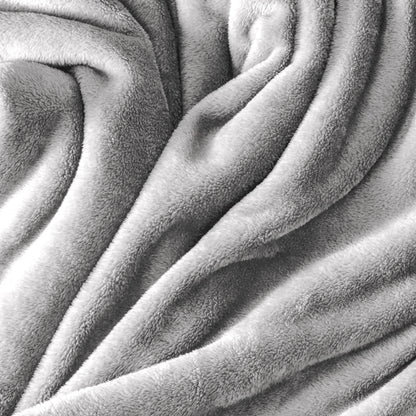 Close up of the soft textured microplush blanket