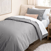 Percale bundle stacked to show what is included