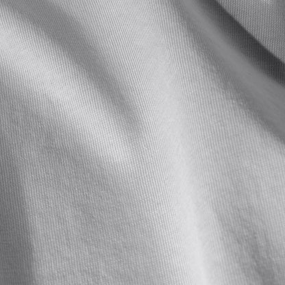 Close-up of organic cotton jersey fabric with subtle texture