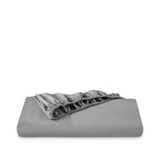 Percale fitted sheet on a white background