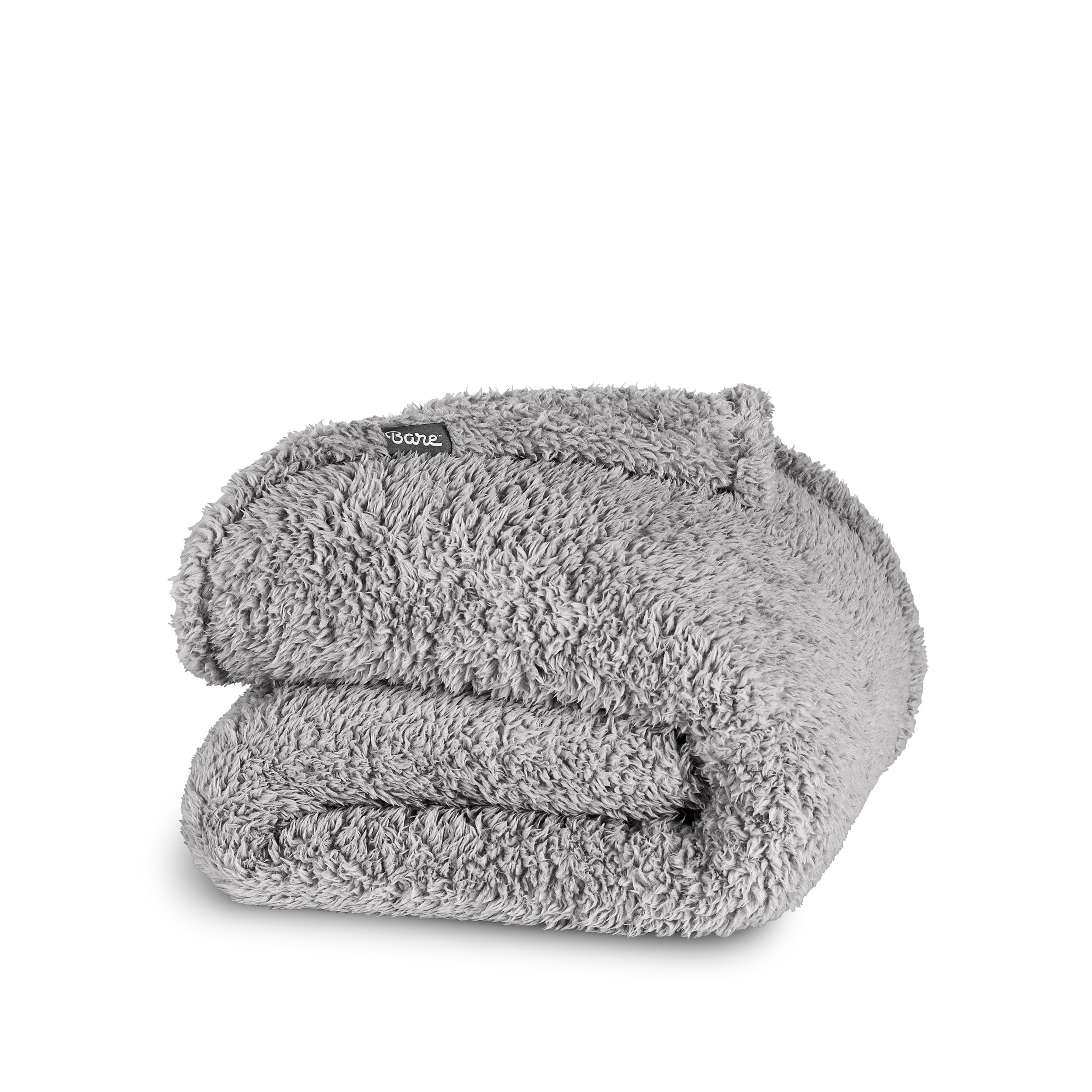 Double sided sherpa blanket folded