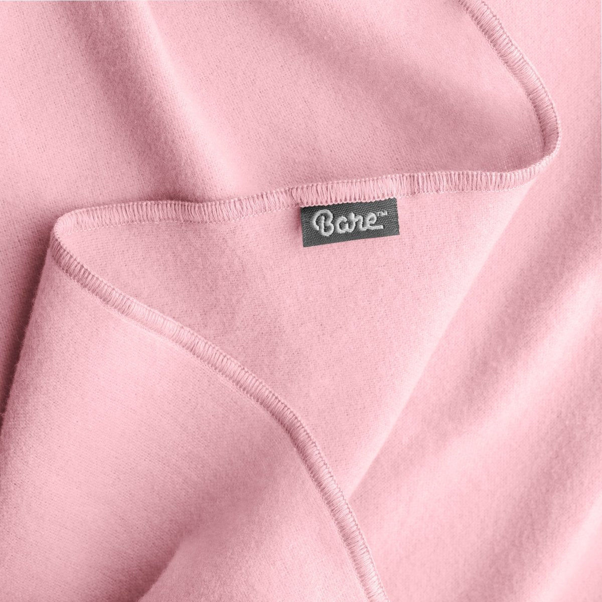 Close up of a flannel receiving blanket