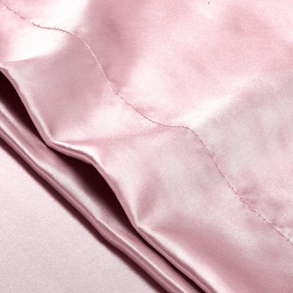 Close-up of pillowcase with envelope closure