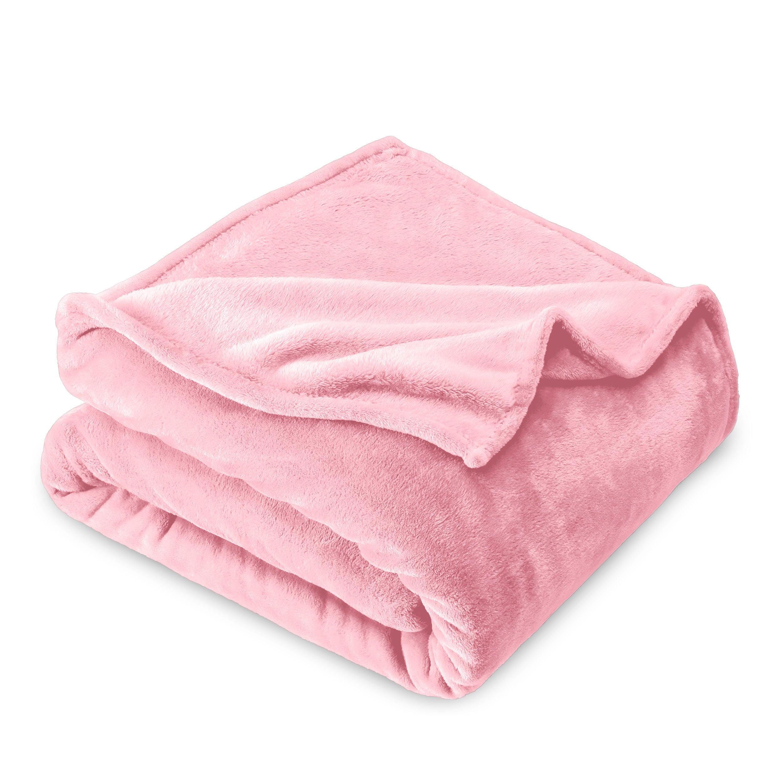Microplush blanket folded neatly