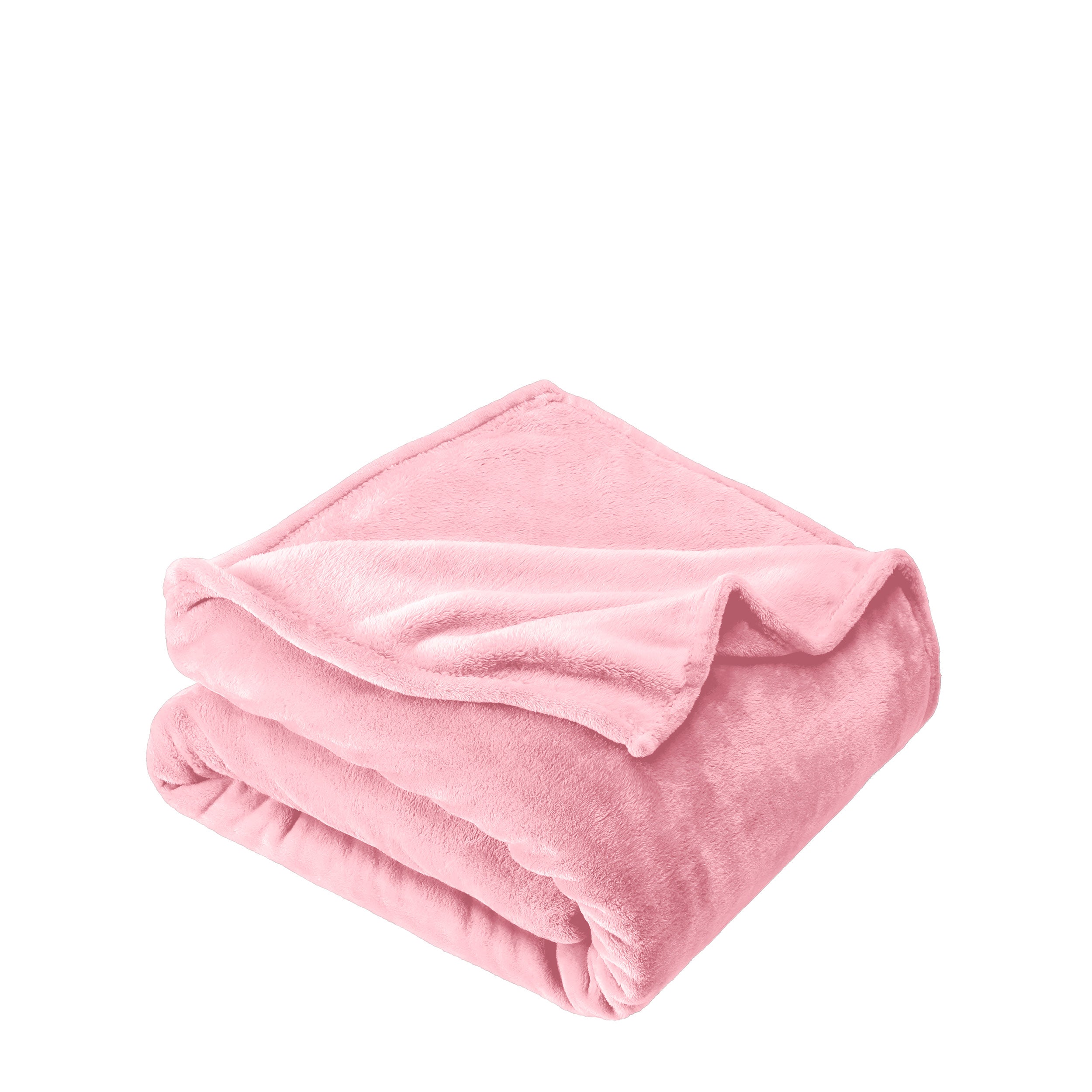 Microplush blanket folded neatly