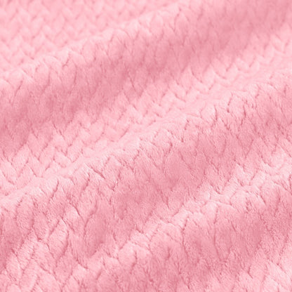 Close-up of chevron textured blanket