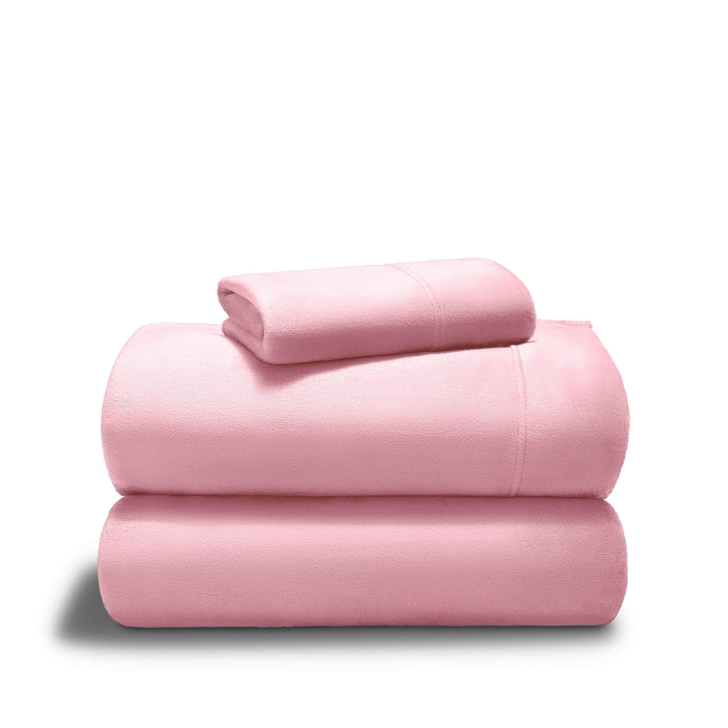 Microplush sheet set stacked