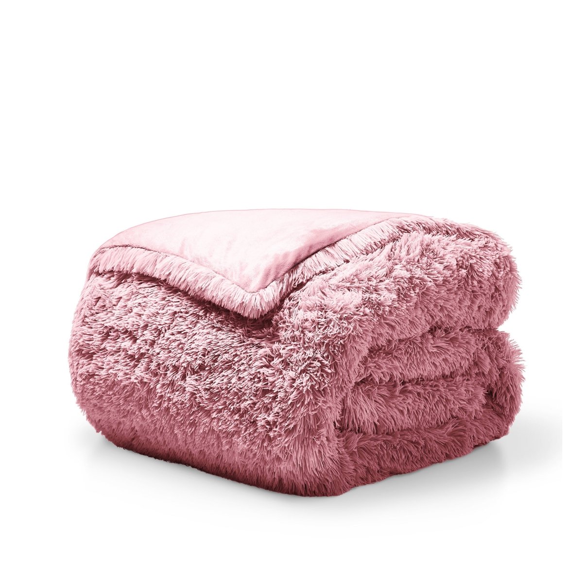 Shaggy duvet folded
