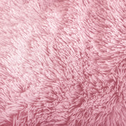 Close-up of shaggy blanket fabric