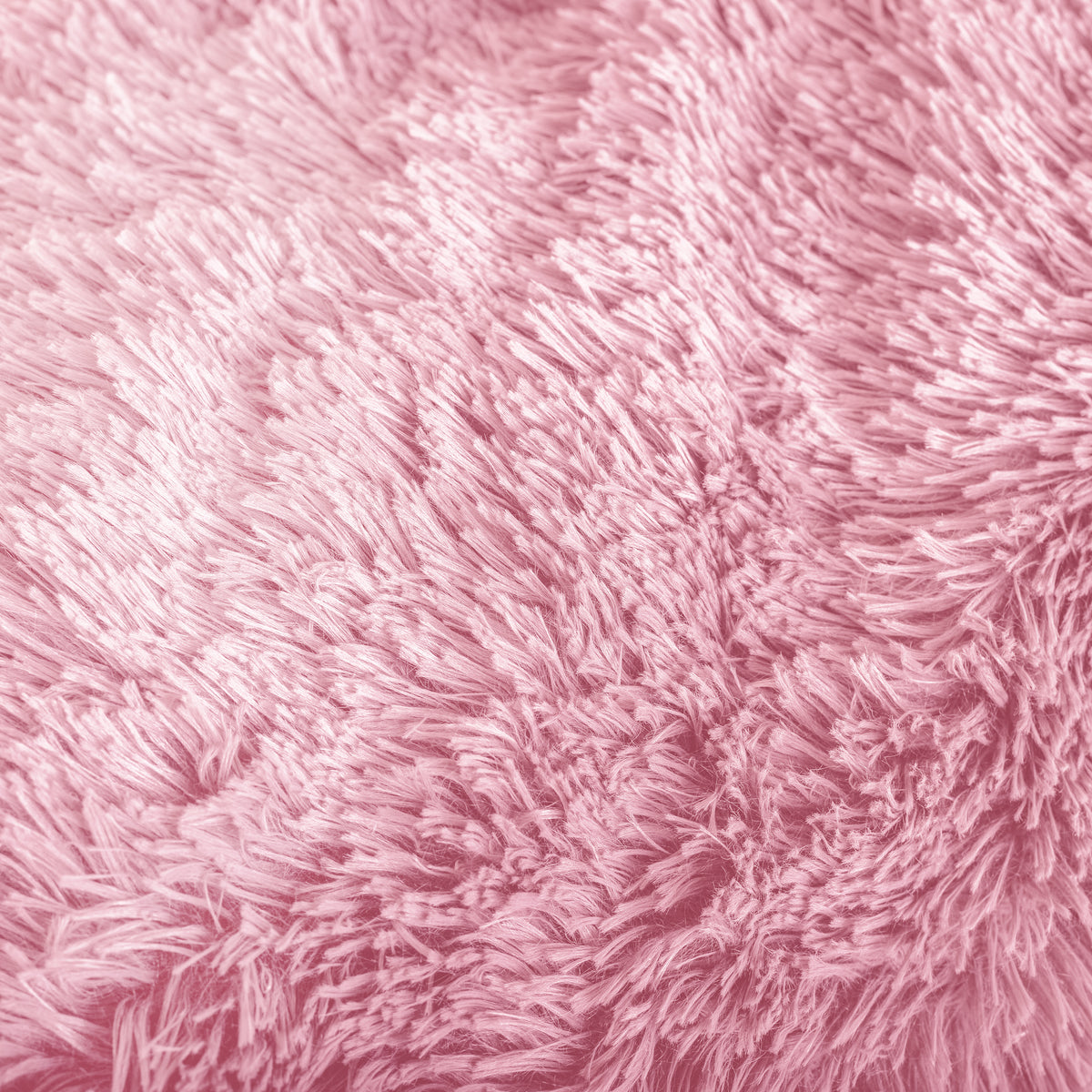 Close-up of shaggy blanket fabric