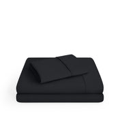 Microfiber sheets folded and stacked