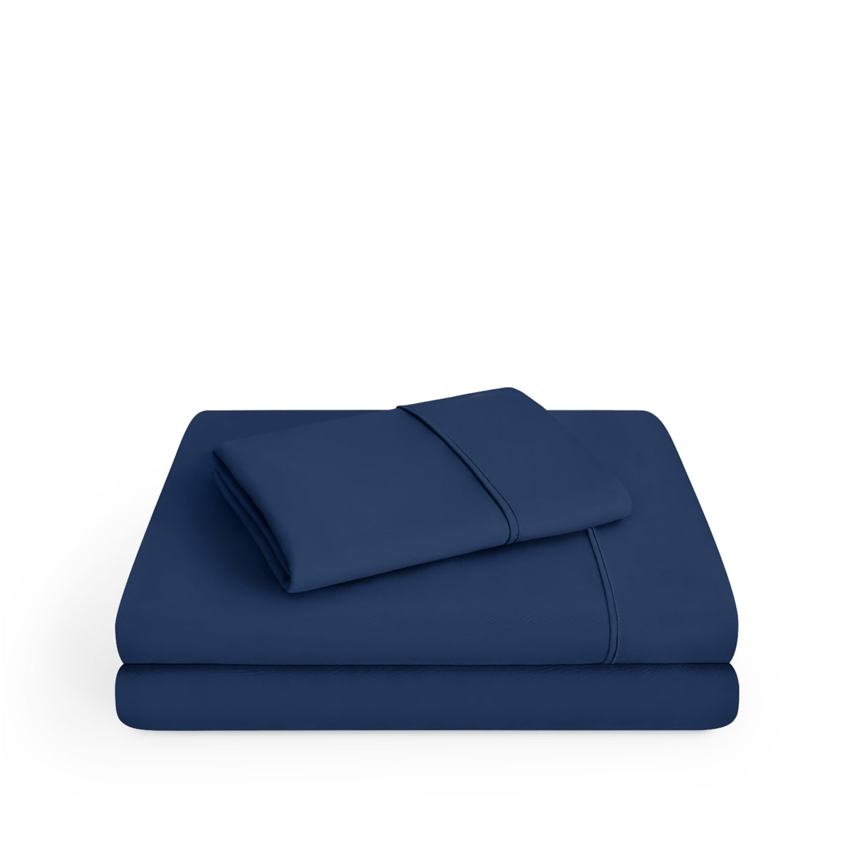 Microfiber sheets folded and stacked