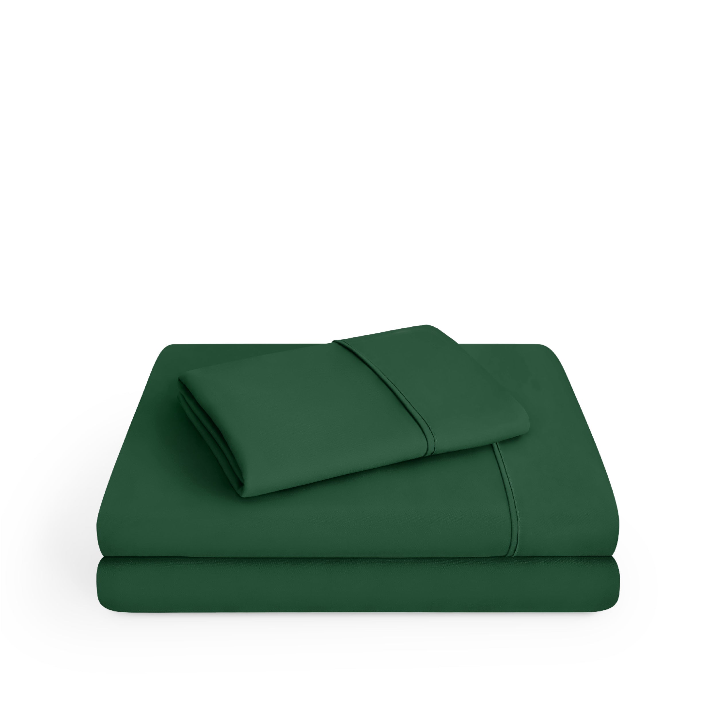 Microfiber sheets folded and stacked