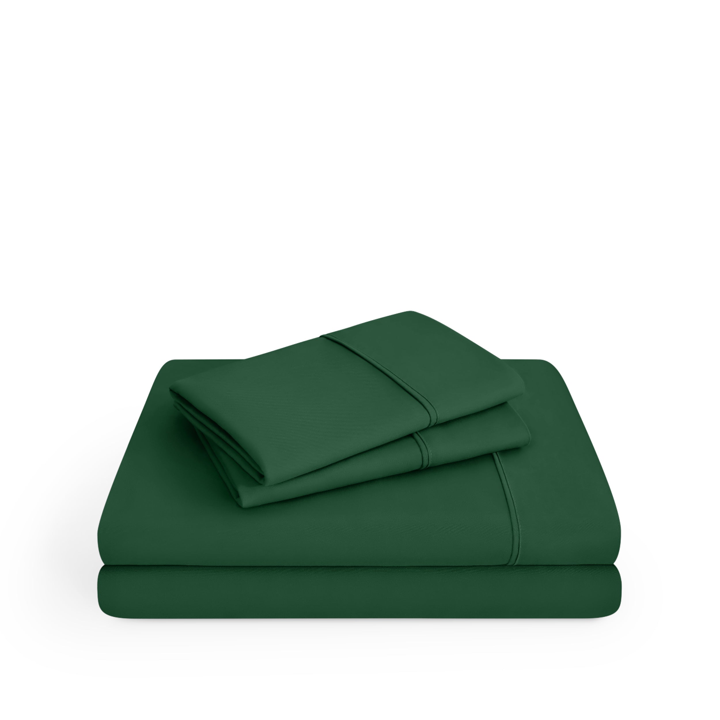 Microfiber sheets folded and stacked