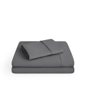 Microfiber sheets folded and stacked