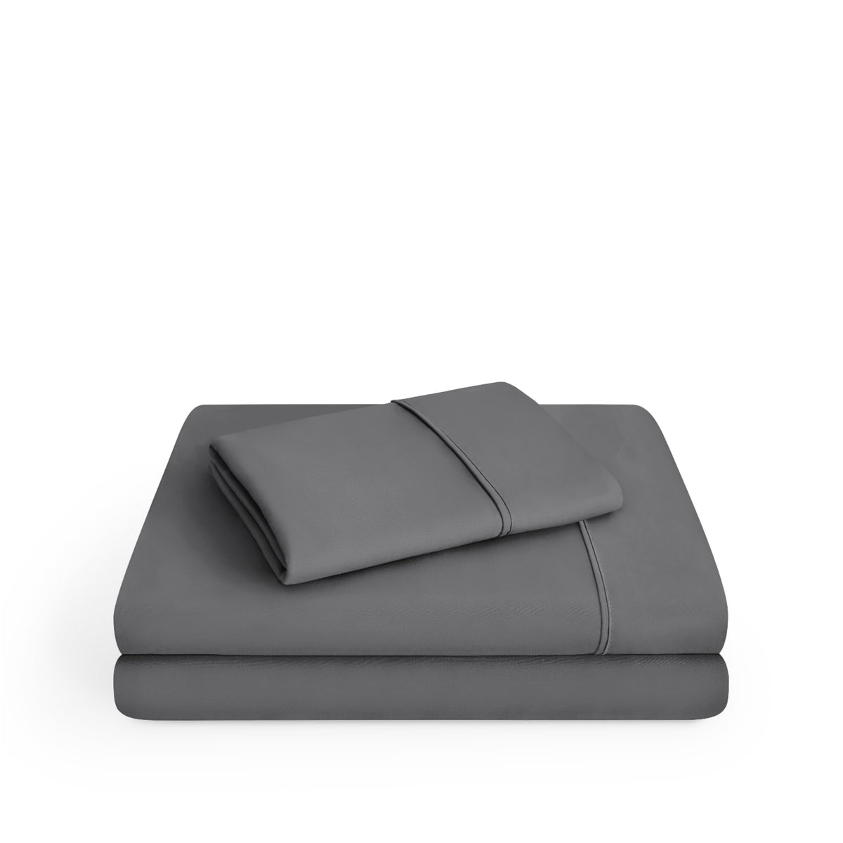 Microfiber sheets folded and stacked