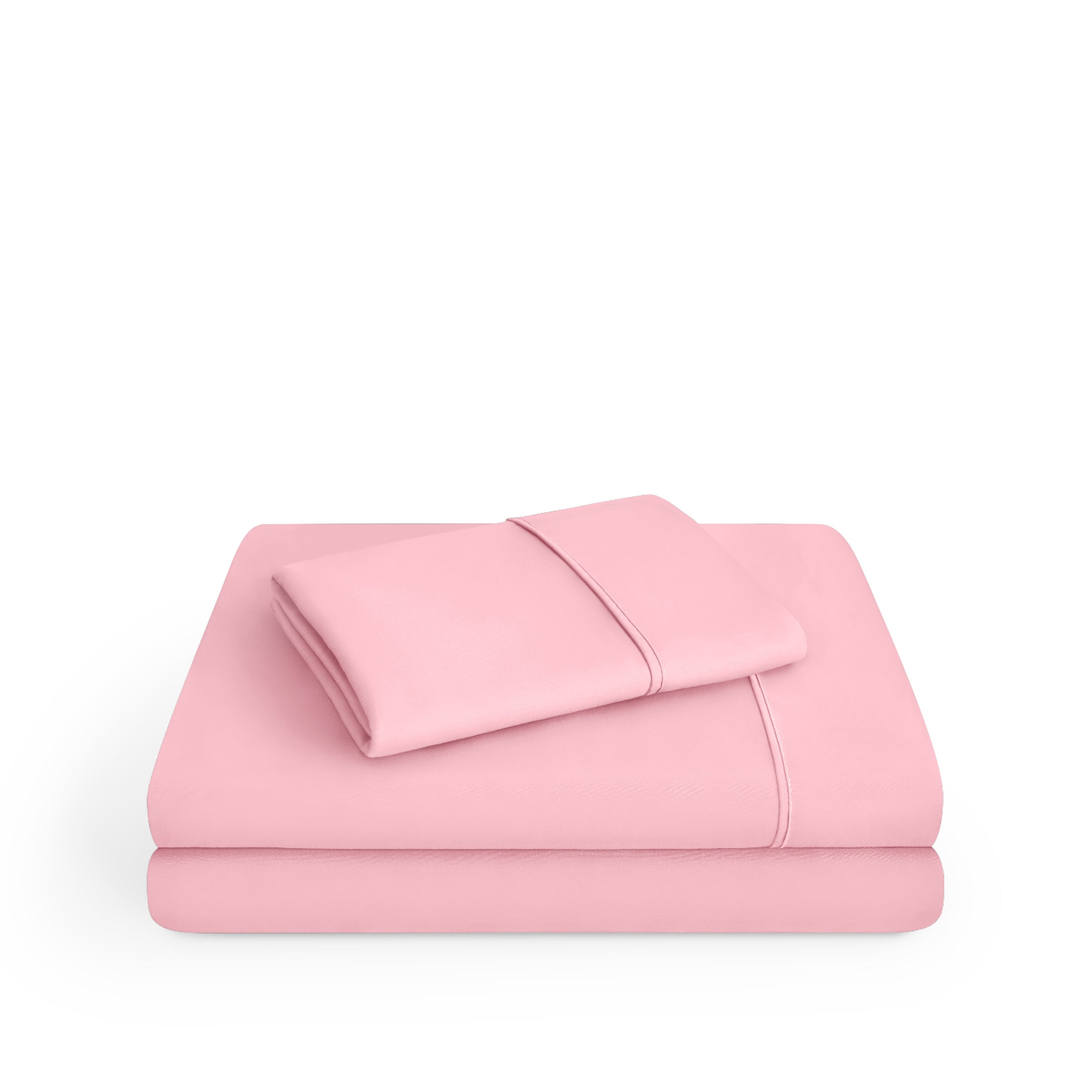 Microfiber sheets folded and stacked