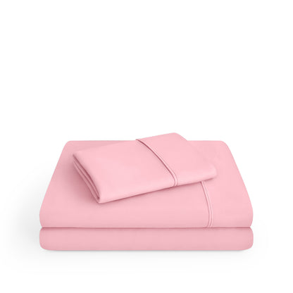 Microfiber sheets folded and stacked