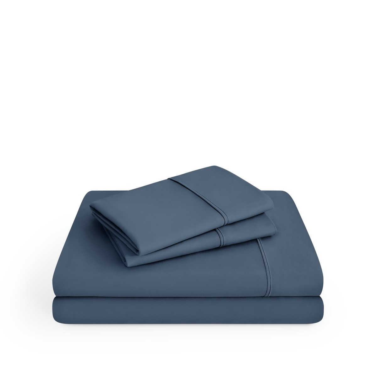 Microfiber sheet set on a white background