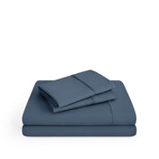 Microfiber sheet set on a white background
