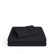Microfiber sheet set on a white background