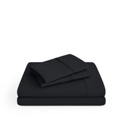 Microfiber sheet set on a white background