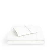 Microfiber sheet set on a white background