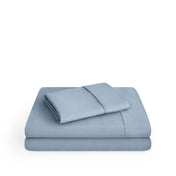 Microfiber sheet set on a white background