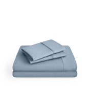 Microfiber sheet set on a white background