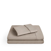 Microfiber sheet set on a white background