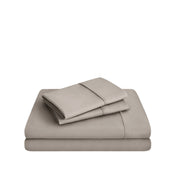 Microfiber sheet set on a white background