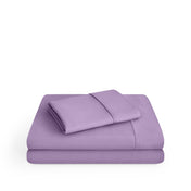 Microfiber sheet set on a white background