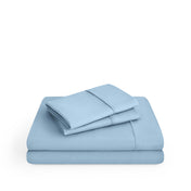 Microfiber sheet set on a white background