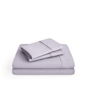 Microfiber sheet set on a white background