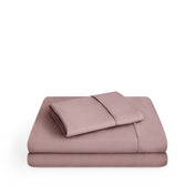 Microfiber sheet set on a white background