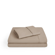 Microfiber sheet set on a white background