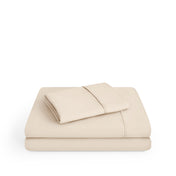 Microfiber sheet set on a white background