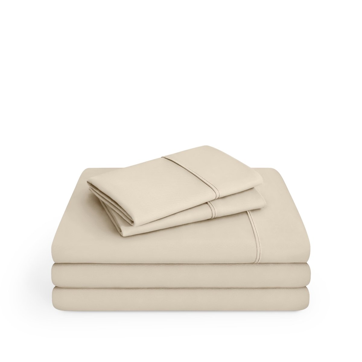 Microfiber sheet set on a white background