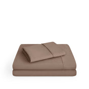Microfiber sheet set on a white background