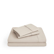 Microfiber sheet set on a white background