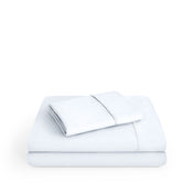 Microfiber sheet set on a white background
