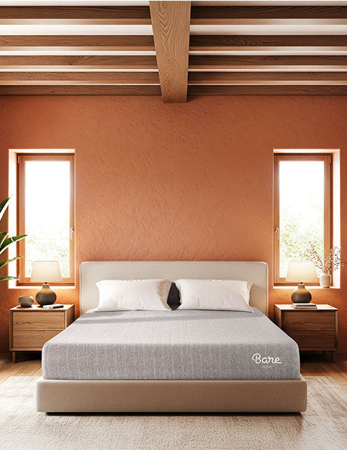 Bare Home Mattress in a fall inspired room
