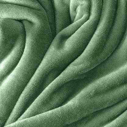 Close up of the soft textured microplush blanket