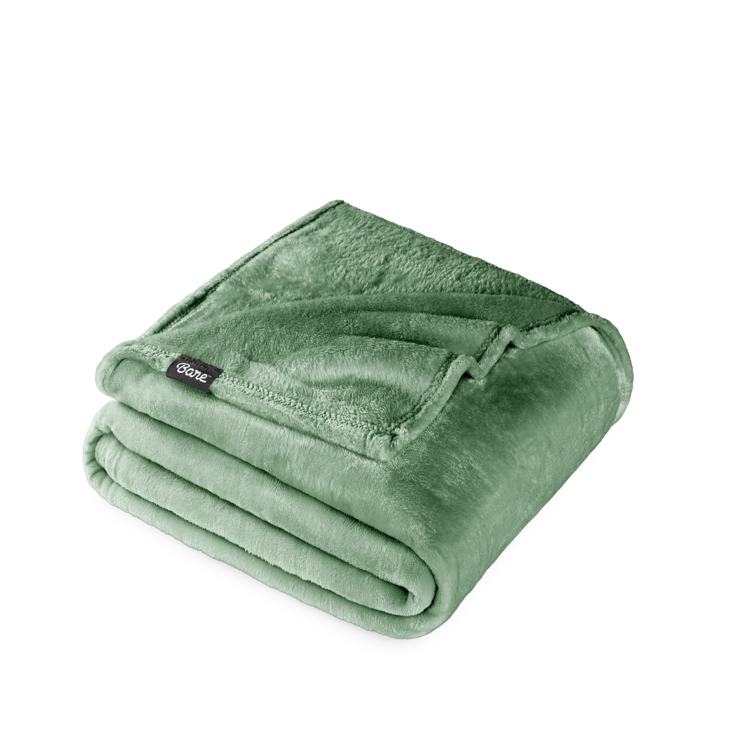 Microplush blanket folded neatly