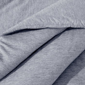 Close-up of comforter on a bed