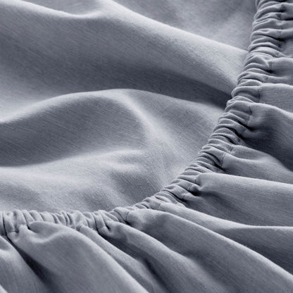 Close-up of fitted sheet