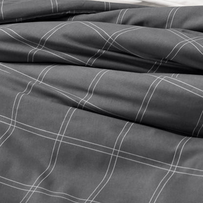 Close-up of comforter on a bed