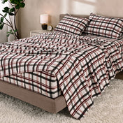 Print Flannel Sheet Set