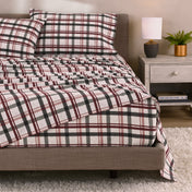 Print Flannel Sheet Set
